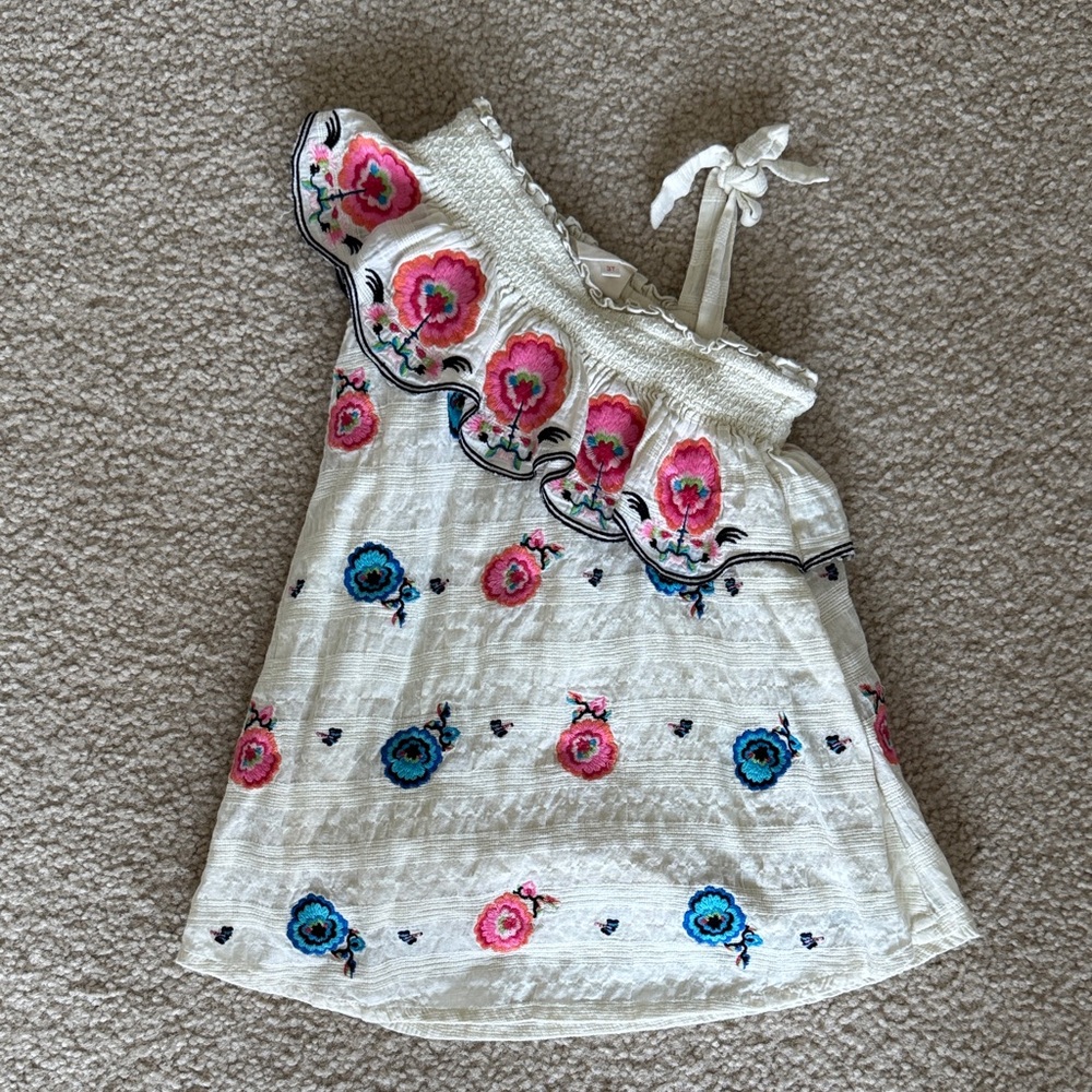 Plenty by Tracy Reese Kids Floral Embroidered Top